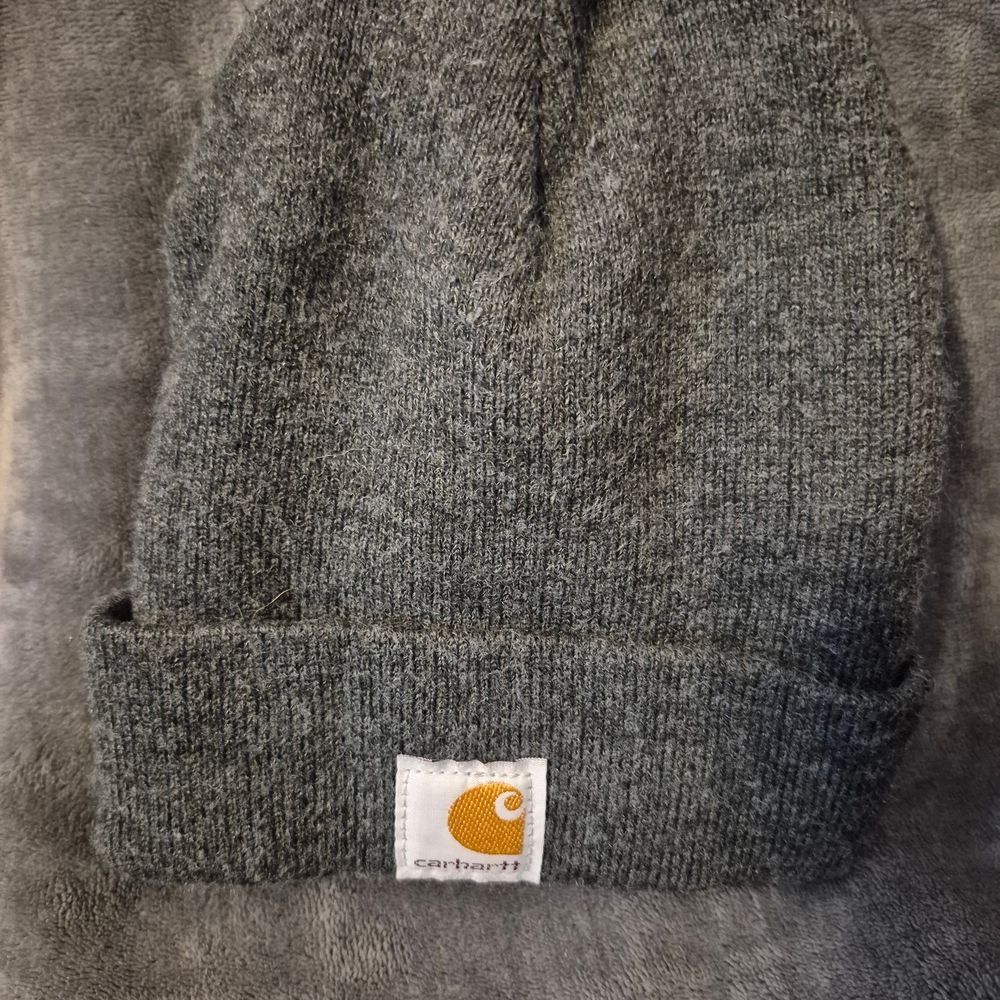 Carhartt Gray Knit Beanie Youth One Size Fits Most